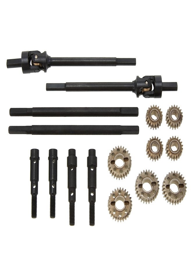 MEUS RACING أعمدة تروس CVD عالمية من MEUS RACING لمحاور MEUS الأمامية والخلفية المصنوعة من النايلون لسيارات Axial SCX10 وSCX10 II 1/10 RC موديلات الترقية - Image 2